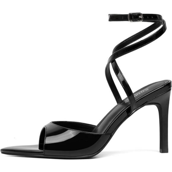 High Heels for Women Black Strap - Picture 2 of 6
